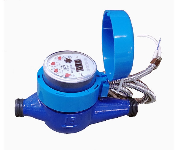 Electronic remote water meter
